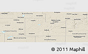 Shaded Relief Panoramic Map of Rice County