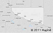 Silver Style 3D Map of Sherburne County