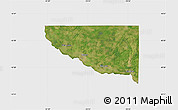 Satellite Map of Sherburne County, single color outside