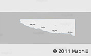 Gray Panoramic Map of Sherburne County, single color outside