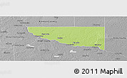 Physical Panoramic Map of Sherburne County, desaturated