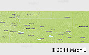 Physical Panoramic Map of Sherburne County
