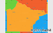 Political Simple Map of Wright County