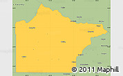 Savanna Style Simple Map of Wright County