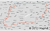 Silver Style Map of ZIP codes starting with 386