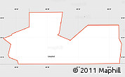 Silver Style Simple Map of ZIP code 39743