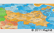 Political Shades Panoramic Map of ZIP codes starting with 630