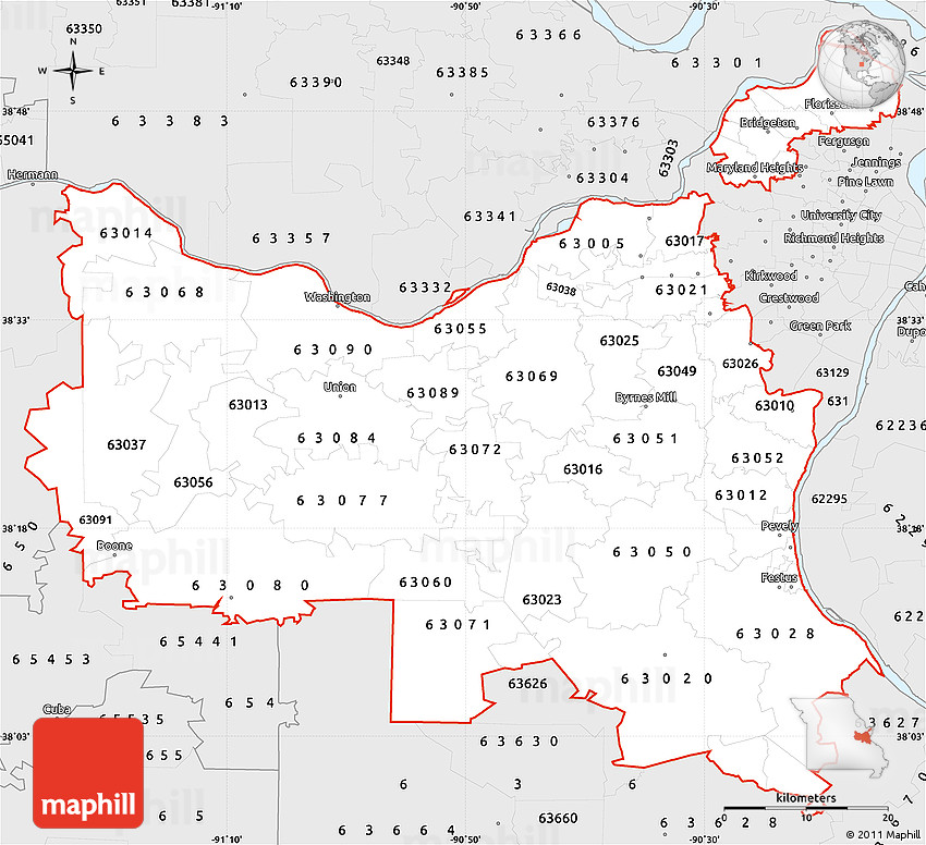 silver-style-simple-map-of-zip-codes-starting-with-630
