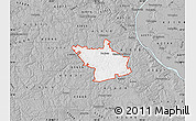 Gray Map of ZIP code 63020