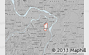 Gray Map of ZIP code 63136