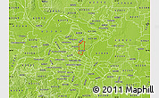 Physical Map of ZIP code 63136