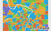 Political Map of ZIP code 63136