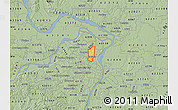 Savanna Style Map of ZIP code 63136