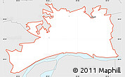 Silver Style Simple Map of ZIP code 63304