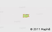 Physical Panoramic Map of ZIP code 64012, cropped outside