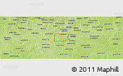 Physical Panoramic Map of ZIP code 64012