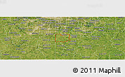 Satellite Panoramic Map of ZIP code 64012