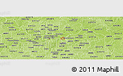 Physical Panoramic Map of ZIP code 64053
