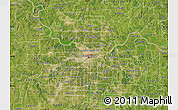 Satellite Map of ZIP code 64106