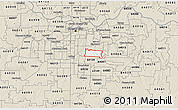 Classic Style 3D Map of ZIP code 64138