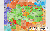 Political Shades Map of ZIP codes starting with 650