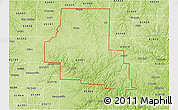 Physical 3D Map of ZIP code 65560