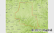Physical Map of ZIP code 65560