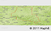 Physical Panoramic Map of ZIP code 65560