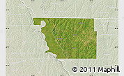 Satellite Map of Atchison County, lighten
