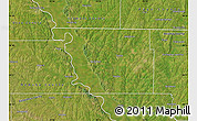 Satellite Map of Atchison County