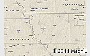 Shaded Relief Map of Atchison County