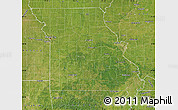 Satellite Map of Missouri