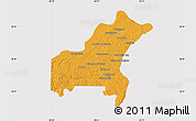 Political Map of Saint Louis County, cropped outside