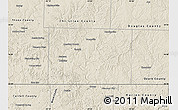 Shaded Relief Map of Taney County