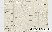 Shaded Relief Map of Texas County