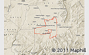 Shaded Relief Map of ZIP code 59718