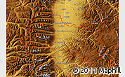 Physical Map of ZIP code 59840