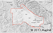 Silver Style 3D Map of ZIP code 59937
