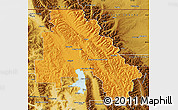 Political Map of Flathead County, physical outside