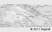 Silver Style Panoramic Map of Flathead County