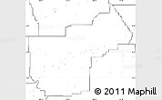 Blank Simple Map of Yellowstone County, no labels