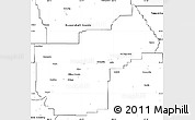 Blank Simple Map of Yellowstone County