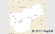 Classic Style Simple Map of Yellowstone County