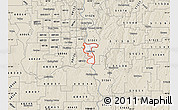 Classic Style Map of ZIP code 68005