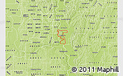 Physical Map of ZIP code 68005