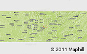 Physical Panoramic Map of ZIP code 68106