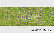 Satellite Panoramic Map of ZIP code 68154
