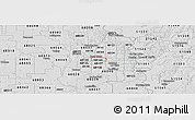 Silver Style Panoramic Map of ZIP code 68154