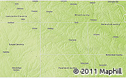 Physical 3D Map of Johnson County