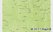 Physical Map of Sarpy County